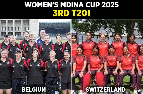 3rd T20I: Belgium Women vs Switzerland Women | Squads | Players to Watch | Fantasy Playing XI | Live Streaming | Pitch Report