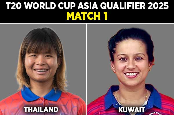 Match 1: Thailand Women vs Kuwait Women | Squads | Players to Watch | Fantasy Playing XI | Live Streaming | Pitch Report