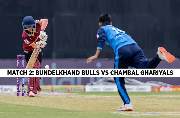 Match 2: Bundelkhand Bulls Women vs Chambal Ghariyals Women | Squads | Players to Watch | Fantasy Playing XI | Live Streaming | Pitch Report