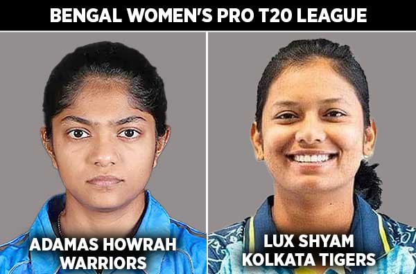 Match 13: Adamas Howrah Warriors Women vs Lux Shyam Kolkata Tigers Women | Squads | Players to Watch | Fantasy Playing XI | Live Streaming | Pitch Report