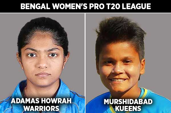 Match 7: Adamas Howrah Warriors Women vs Murshidabad Kueens Women | Squads | Players to Watch | Fantasy Playing XI | Live Streaming | Pitch Report