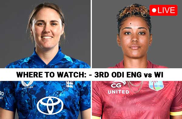 Where to Watch – 3rd ODI: England Women vs West Indies Women | Live Streaming Details