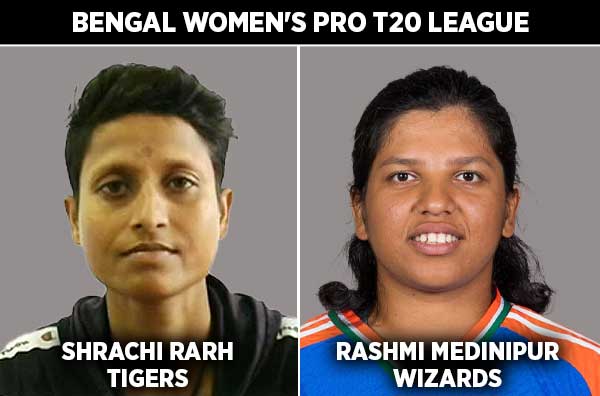 Match 8: Shrachi Rarh Tigers Women vs Rashmi Medinipur Wizards Women | Squads | Players to Watch | Fantasy Playing XI | Live Streaming | Pitch Report