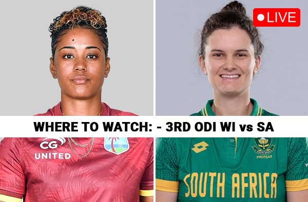 Where to Watch – 3rd ODI: West Indies Women vs South Africa Women | Live Streaming Details