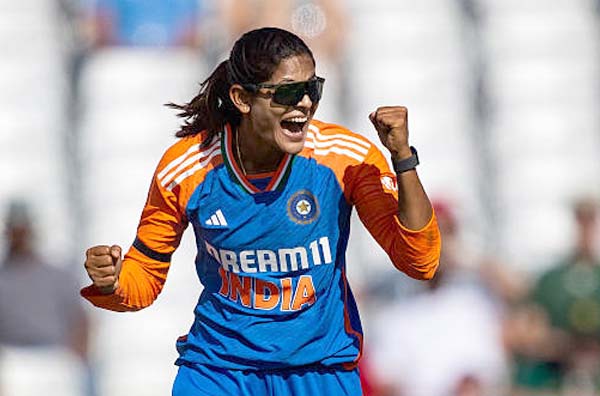 Radha Yadav Becomes Only the 2nd Indian Bowler After Deepti Sharma to 100 T20I Wickets Milestone